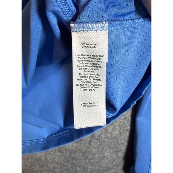 Vineyard Vine Performance Blue 1/4 Zip Pullover Sweater Golf Stretch - Small - Picture 6 of 9